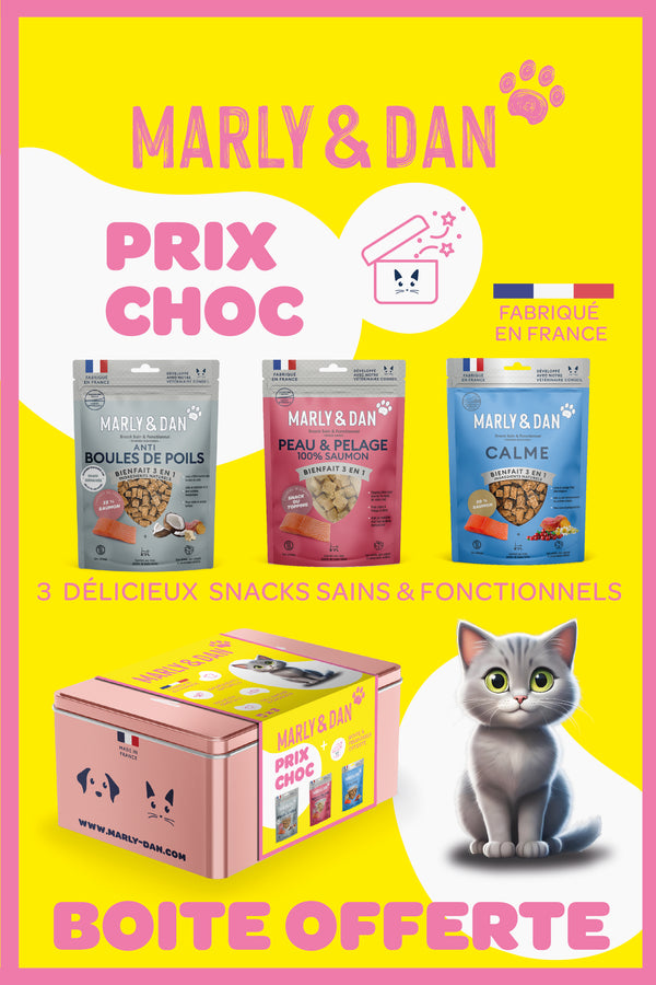 Coffret de Friandises pour Chats - Marly & Dan